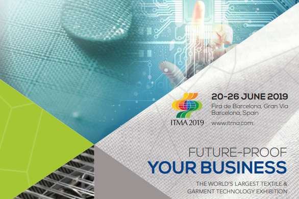 Visite du salon international ITMA, Barcelone du 22 au 24 juin 2019